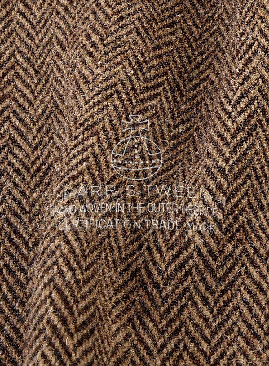 Harris Tweed Irish Brown Herringbone Jacket - StudioSuits