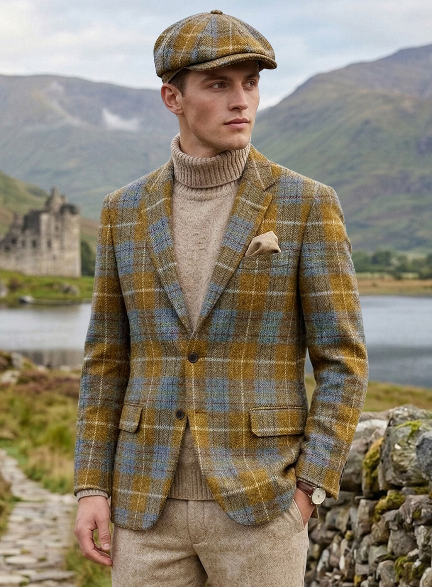 Harris Tweed Kingsmoor Tartan Jacket - StudioSuits