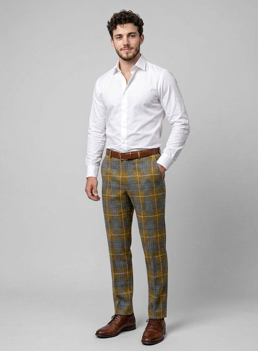 Harris Tweed Kingsmoor Tartan Pants - StudioSuits