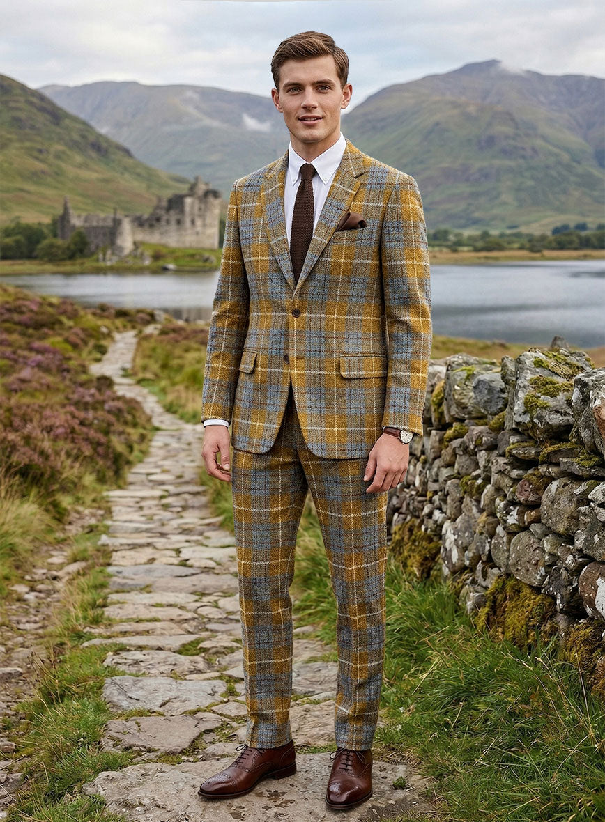 Harris Tweed Kingsmoor Tartan Suit - StudioSuits
