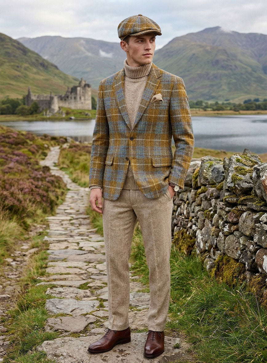 Harris Tweed Kingsmoor Tartan Suit - StudioSuits