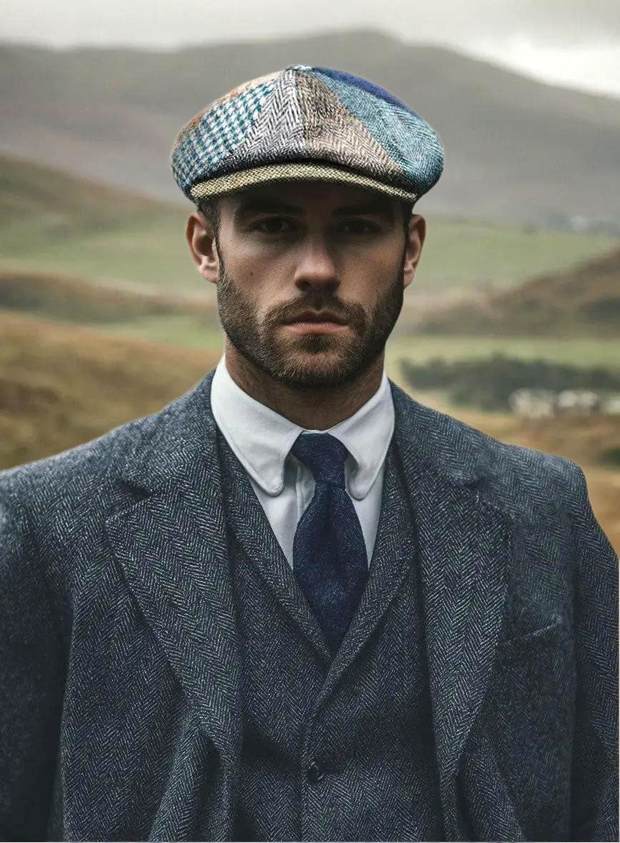 Harris Tweed Multi Cap - StudioSuits