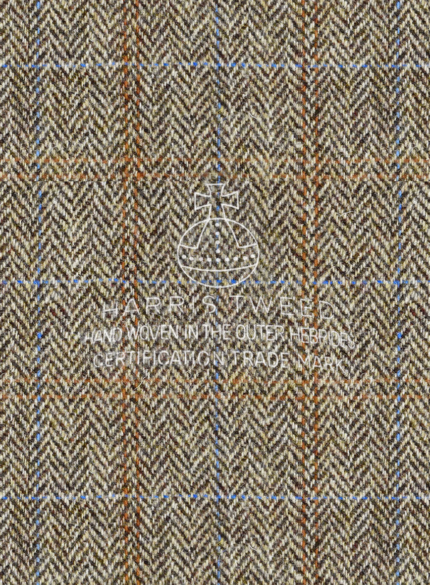 Harris Tweed Ranger Brown Hunting Vest - StudioSuits