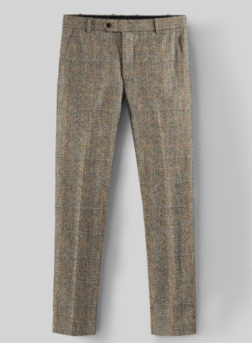Harris Tweed Ranger Brown Pants - StudioSuits
