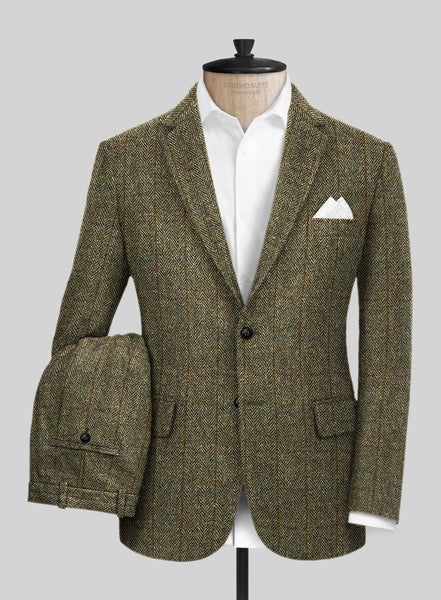 Harris Tweed Ranger Green Suit – StudioSuits