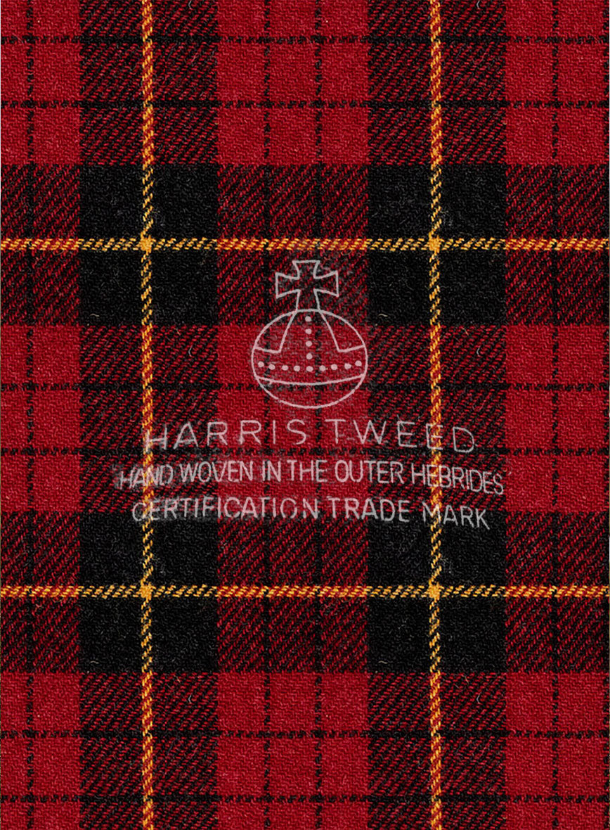 Harris Tweed Redcrest Tartan Pants - StudioSuits