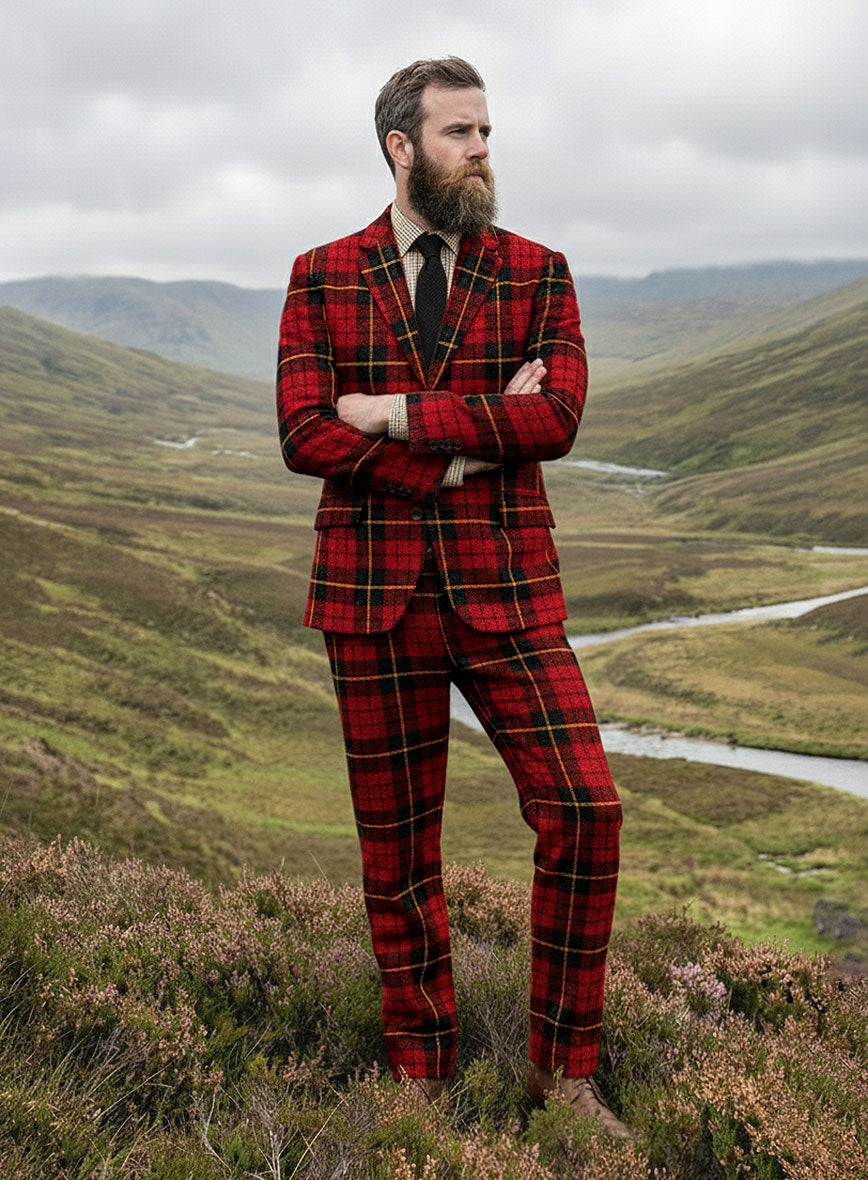 Harris Tweed Redcrest Tartan Suit - StudioSuits
