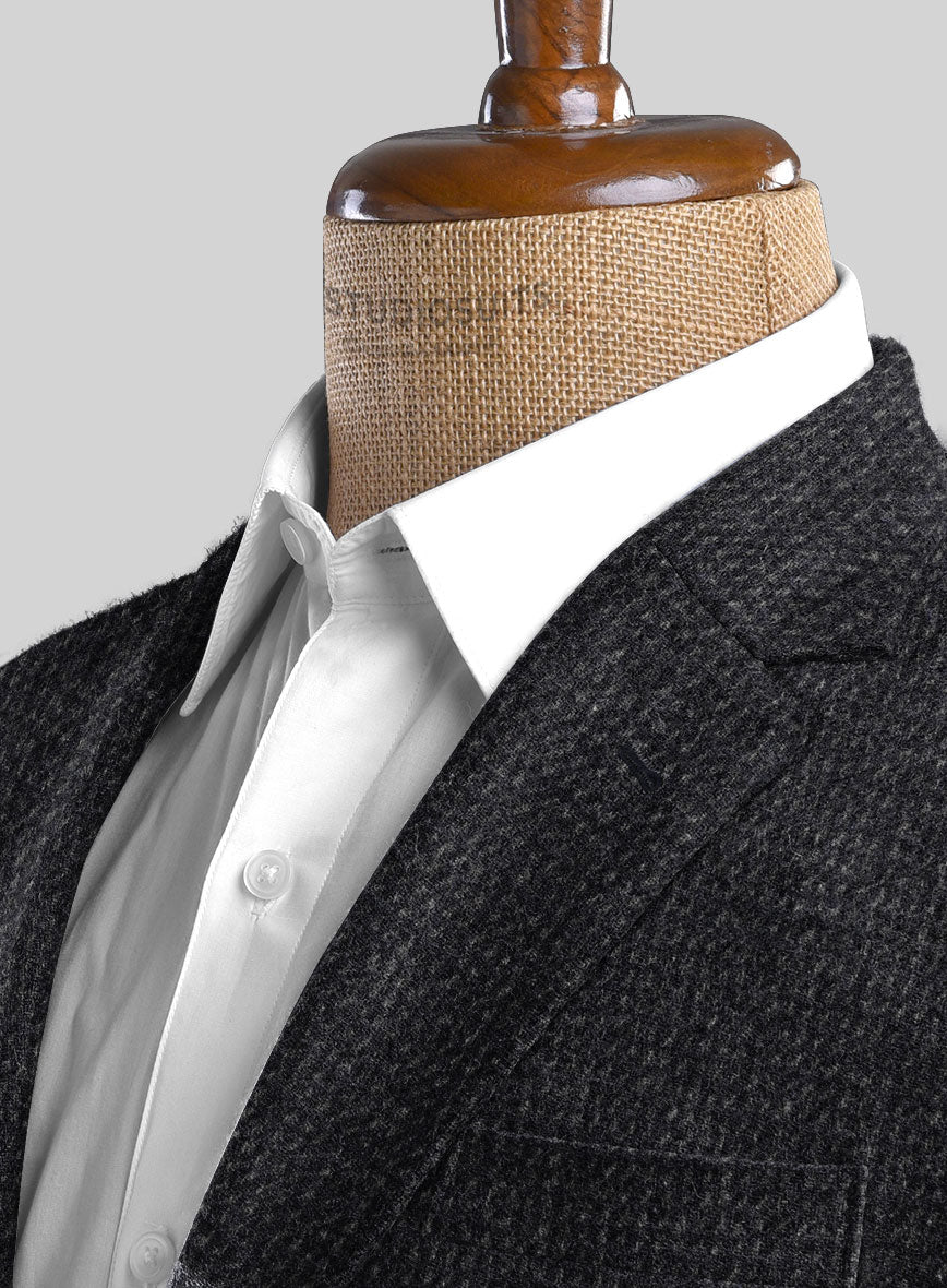 Harris Tweed Rope Dark Blue Jacket – StudioSuits