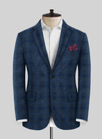 Harris Tweed Scot Blue Jacket - StudioSuits
