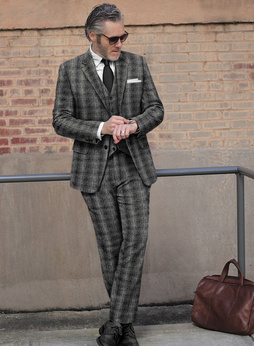 Harris Tweed Scot Gray Suit - StudioSuits