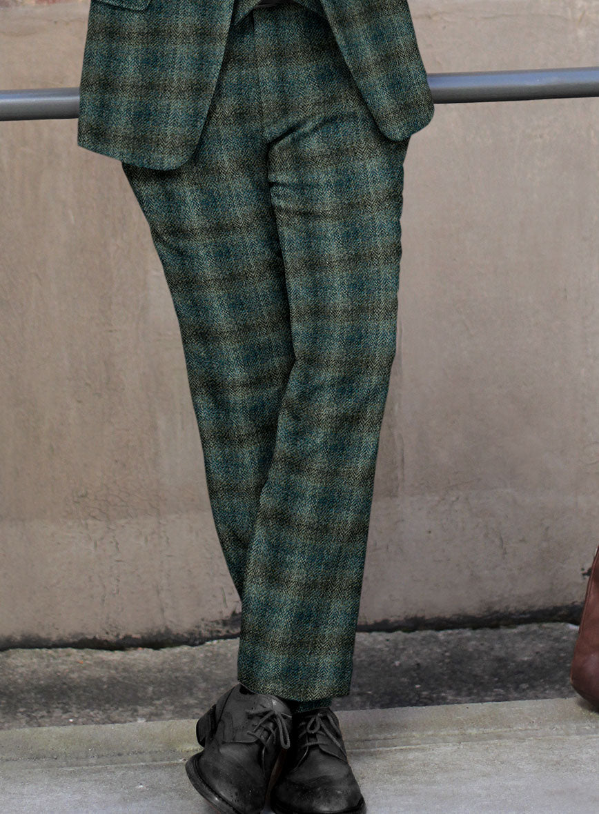 Harris Tweed Scot Green Suit - StudioSuits