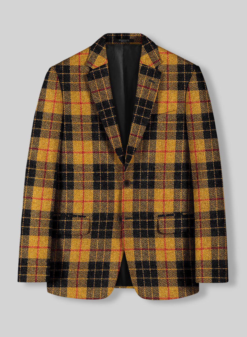 Harris Tweed Sunorchid Tartan Jacket - StudioSuits