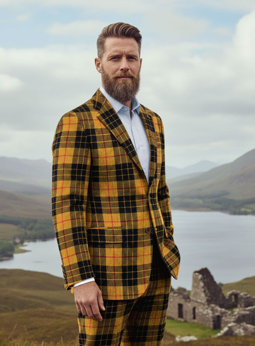 Harris Tweed Sunorchid Tartan Jacket - StudioSuits