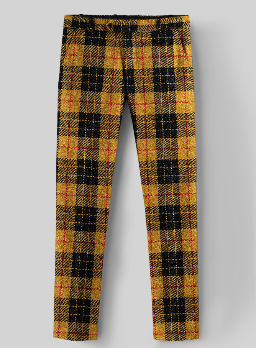 Harris Tweed Sunorchid Tartan Pants - StudioSuits
