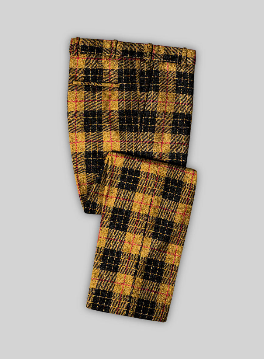 Harris Tweed Sunorchid Tartan Pants - StudioSuits