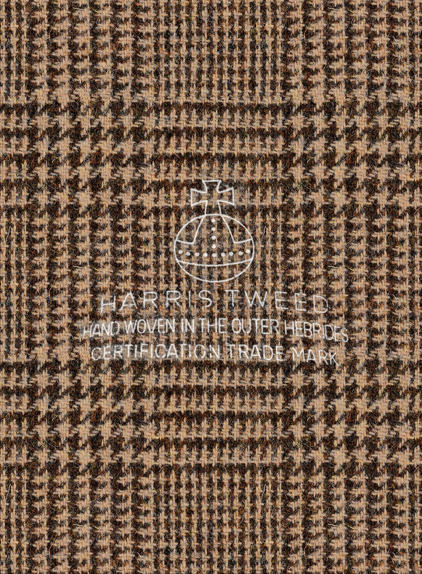 Harris Tweed Tan Glen Pants - StudioSuits