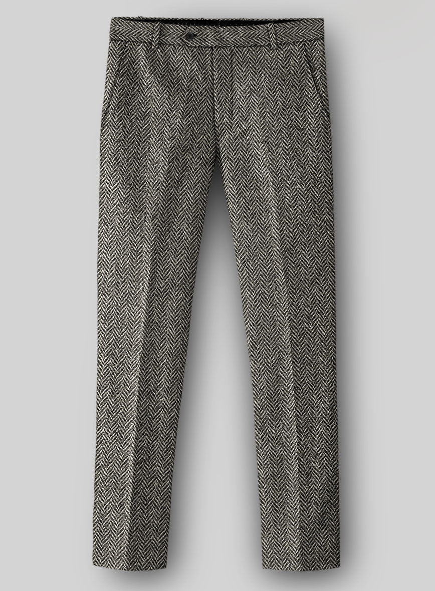 Harris Tweed Vintage Herringbone Pants - StudioSuits