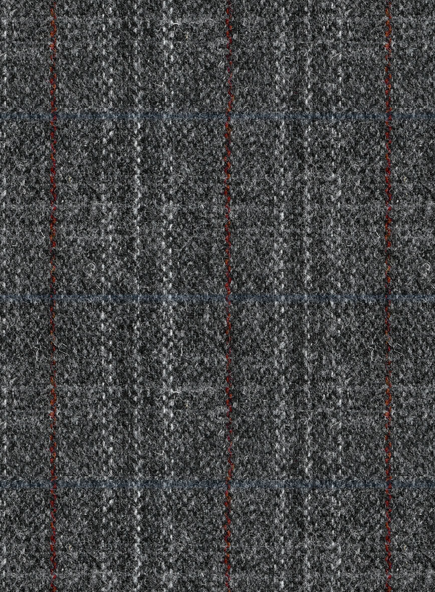 Harris Tweed Welsh Gray Pants - StudioSuits