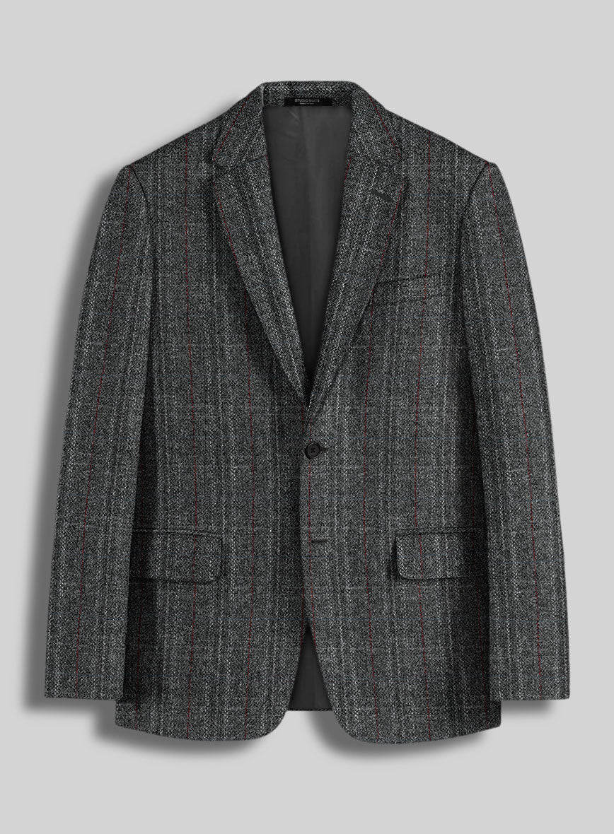 Harris Tweed Welsh Gray Suit - StudioSuits