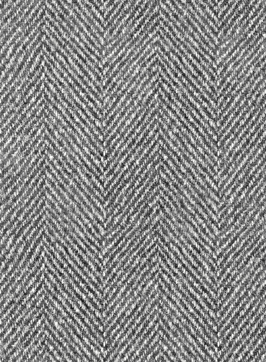 Harris Tweed Wide Herringbone Gray Suit - StudioSuits