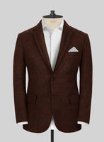 Harris Tweed Wide Herringbone Rust Jacket - StudioSuits