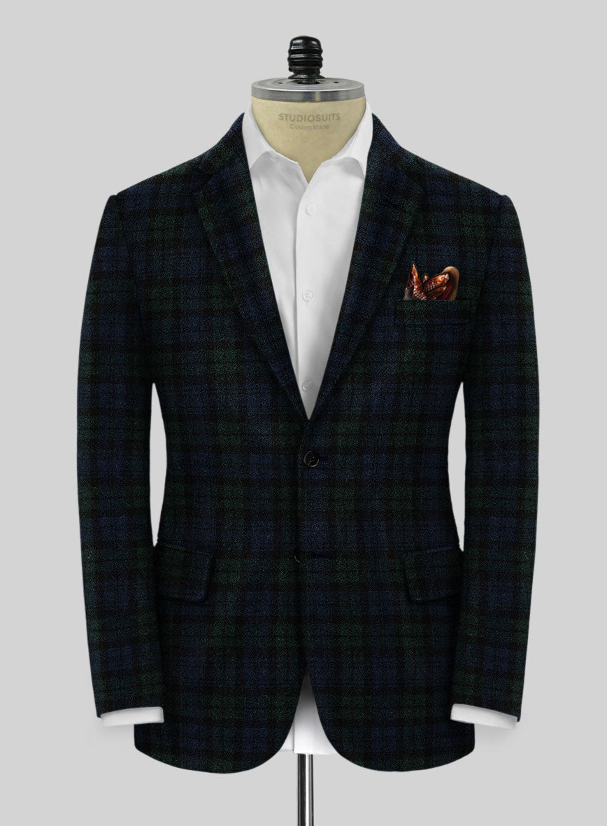 Harris Tweed Yale Tartan Jacket - StudioSuits