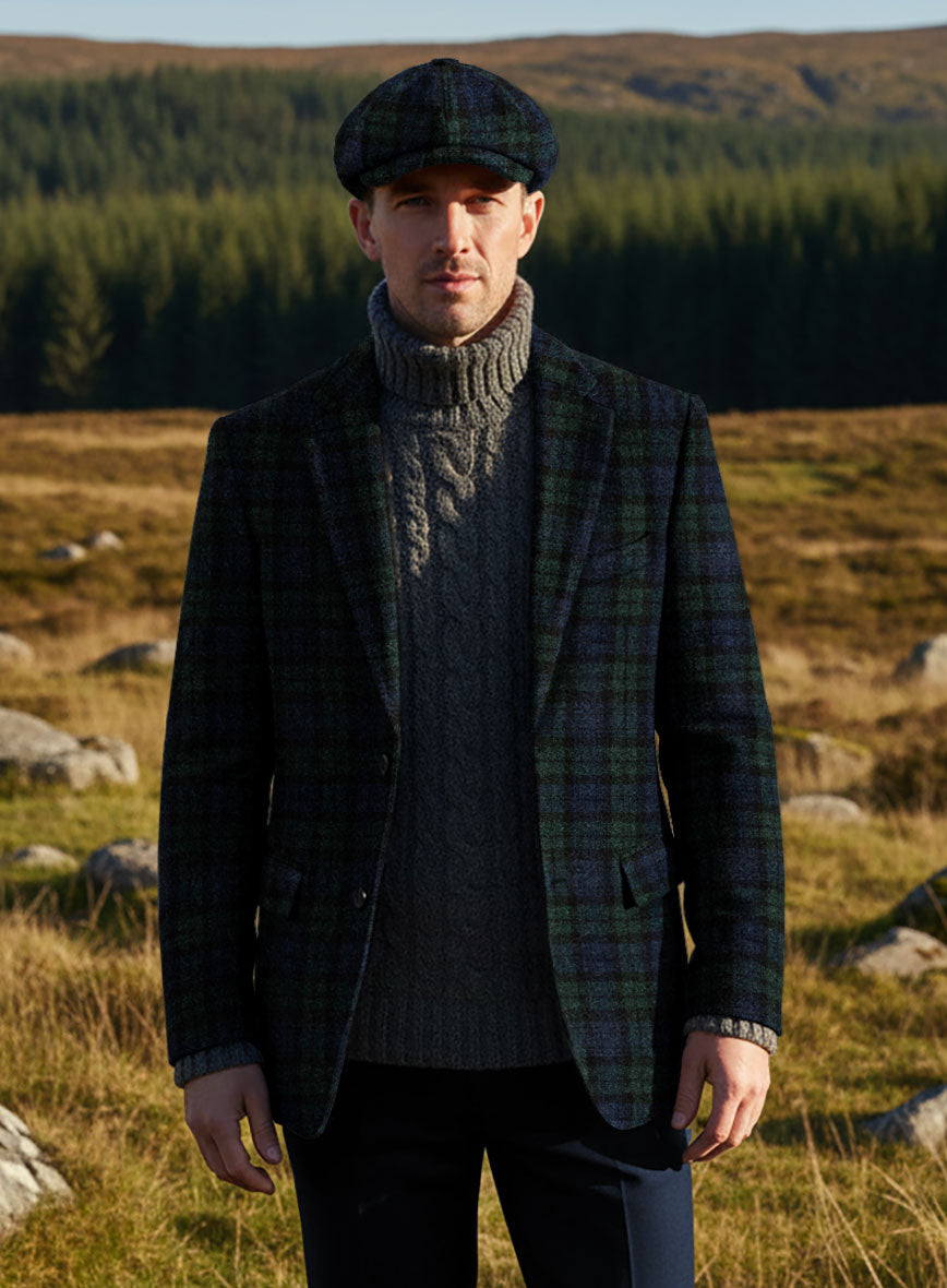 Harris Tweed Yale Tartan Jacket - StudioSuits
