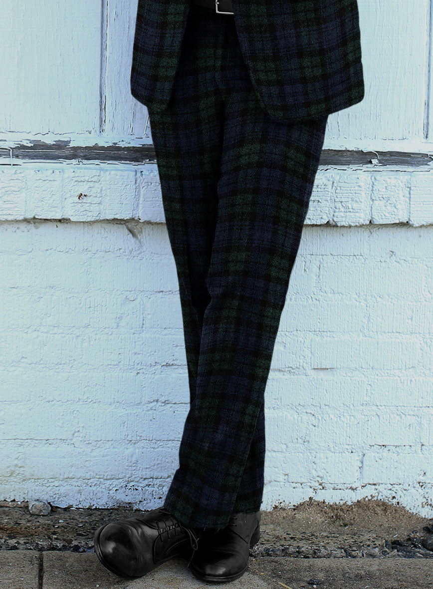 Harris Tweed Yale Tartan Pants - StudioSuits