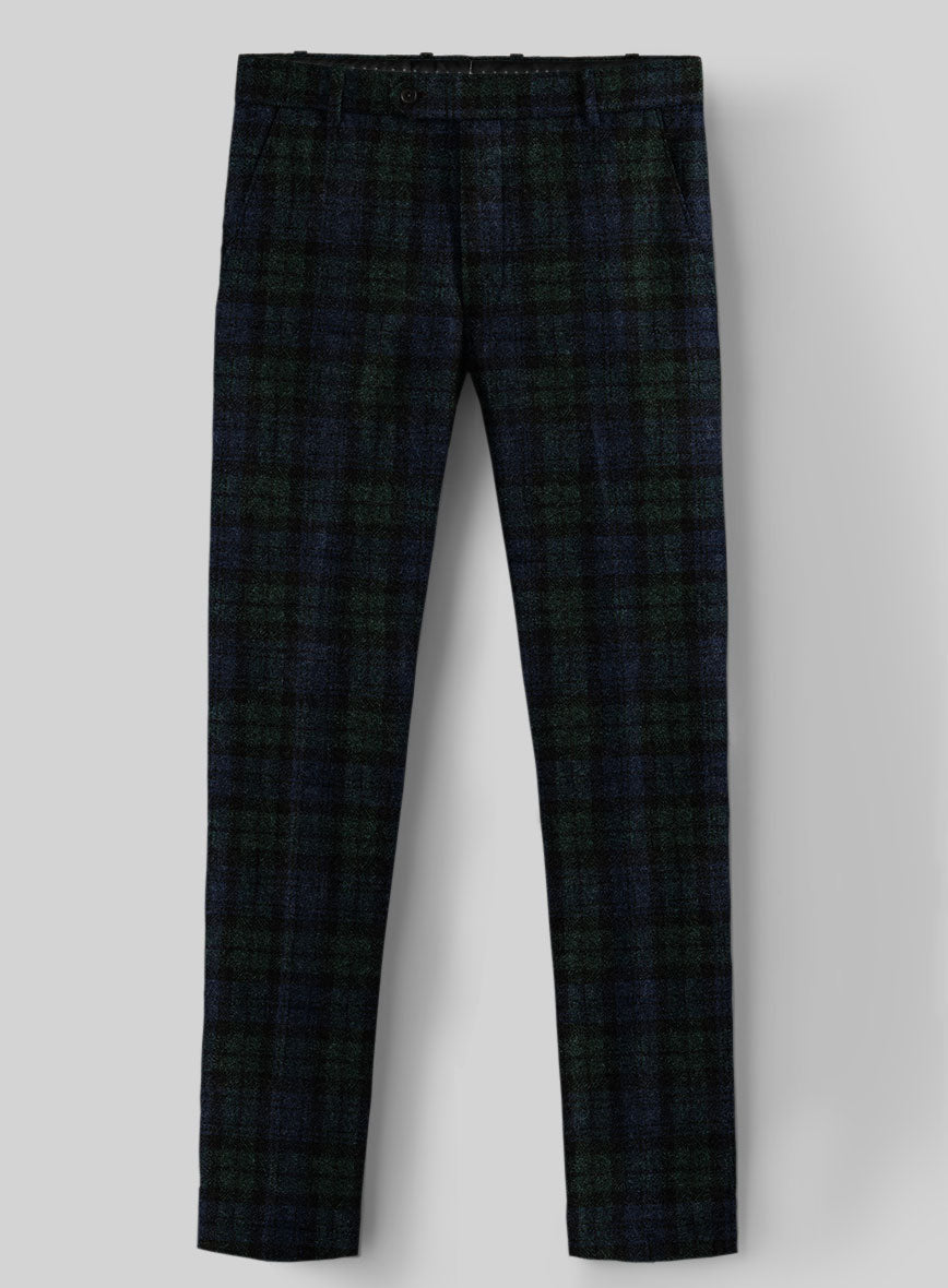 Harris Tweed Yale Tartan Pants - StudioSuits
