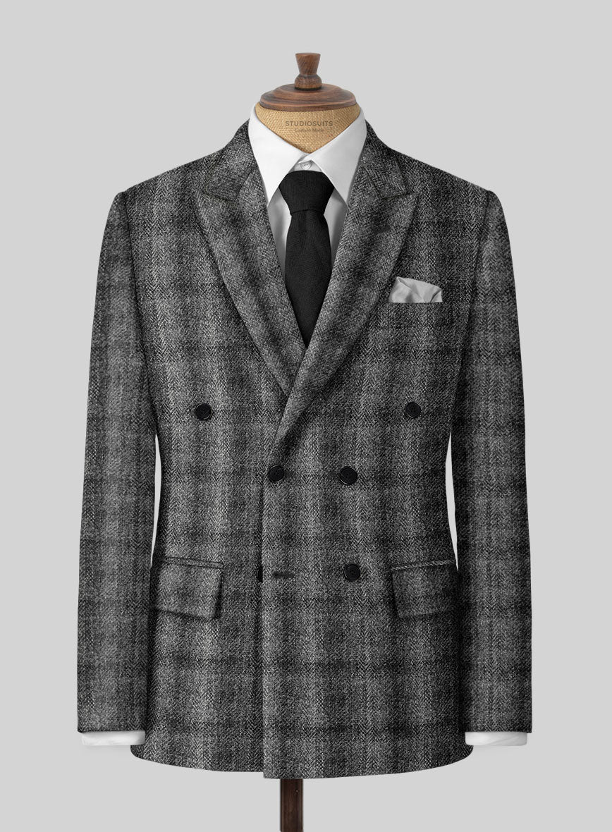 Harris Tweed Scot Gray Jacket - StudioSuits
