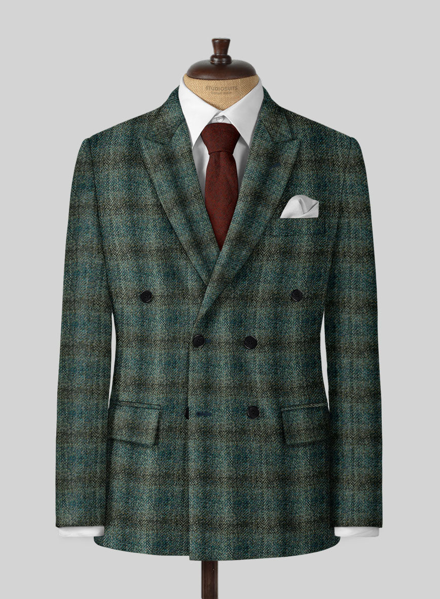Harris Tweed Scot Green Jacket - StudioSuits