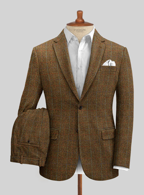 Harris Tweed Highland Rust Suit - StudioSuits