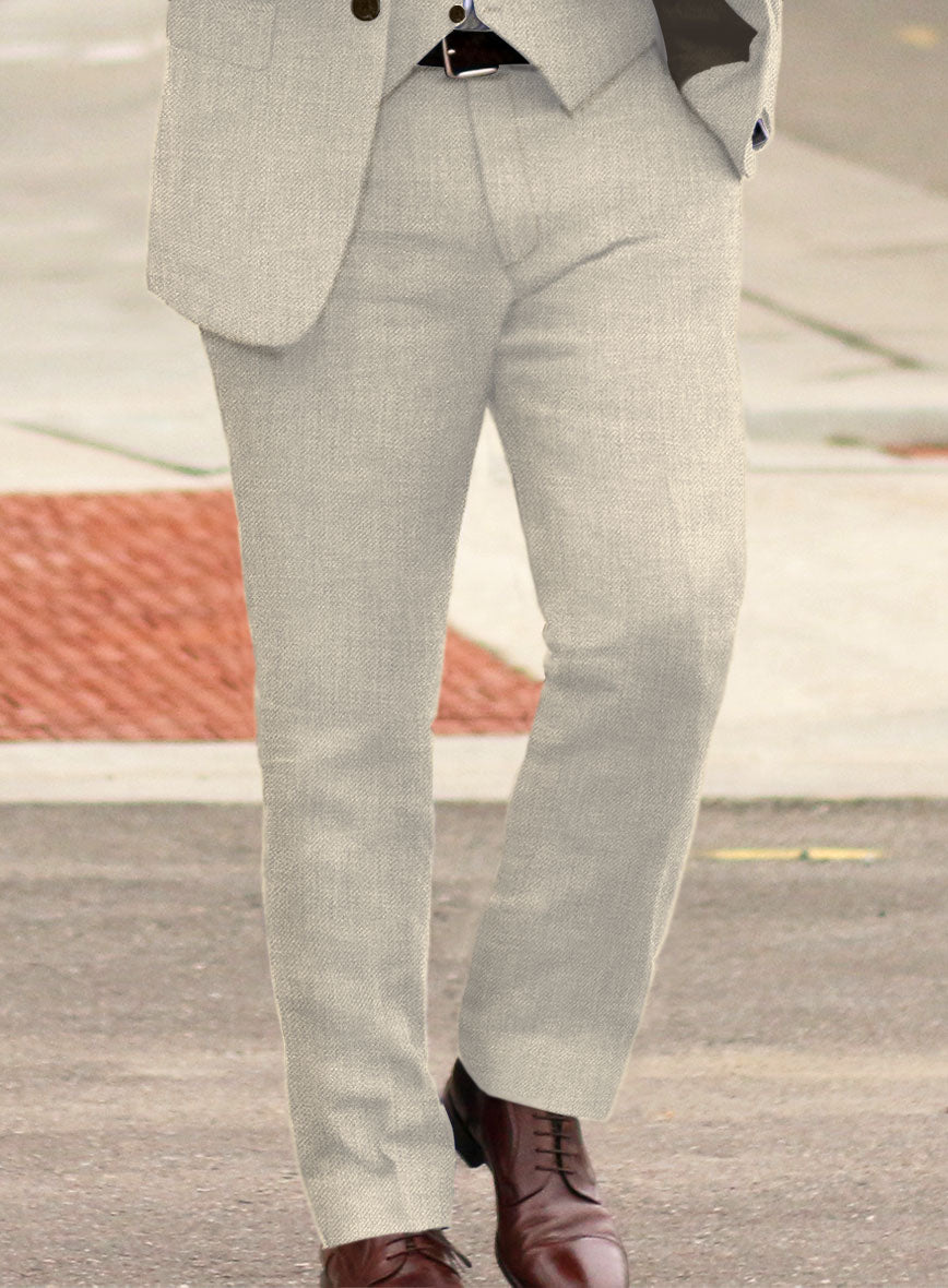 Heavy Linen Beige Suit