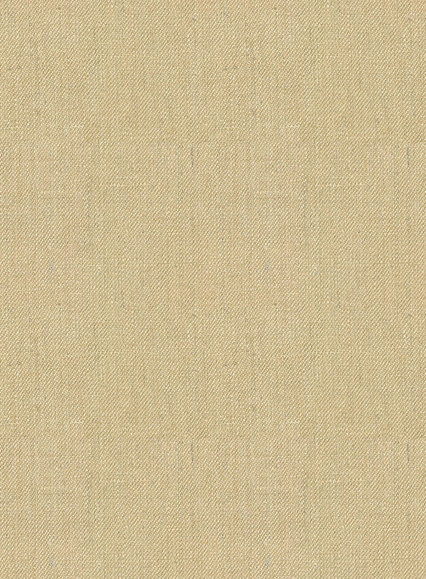 Heavy Linen Khaki Pants