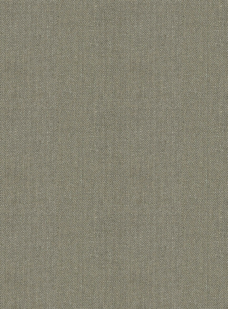 Heavy Linen Sage Green Highland Trousers - StudioSuits