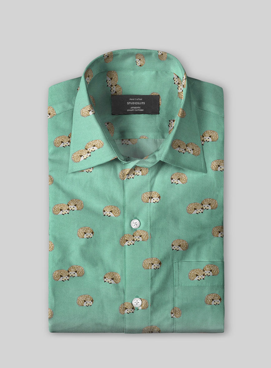 Hedgehog Cotton Shirt - StudioSuits
