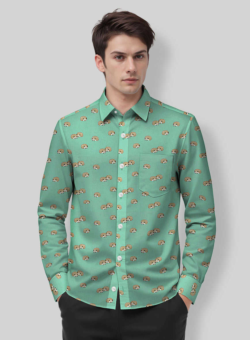 Hedgehog Cotton Shirt - StudioSuits
