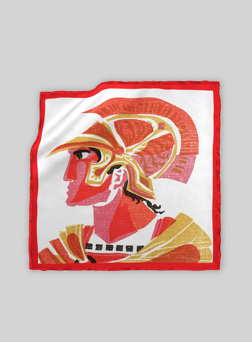 Helm of Valor Silk Pocket Square - StudioSuits
