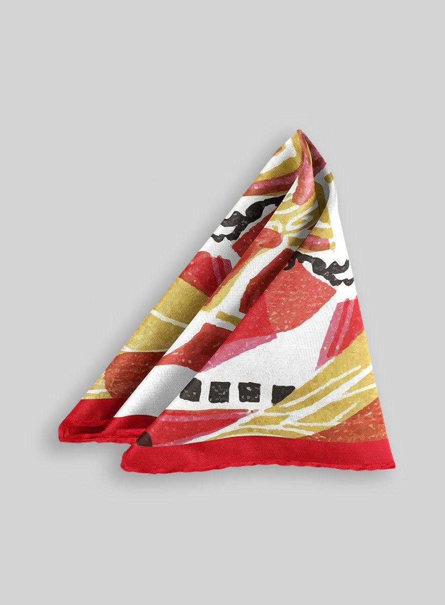 Helm of Valor Silk Pocket Square - StudioSuits