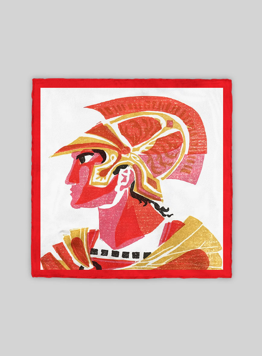 Helm of Valor Silk Pocket Square - StudioSuits