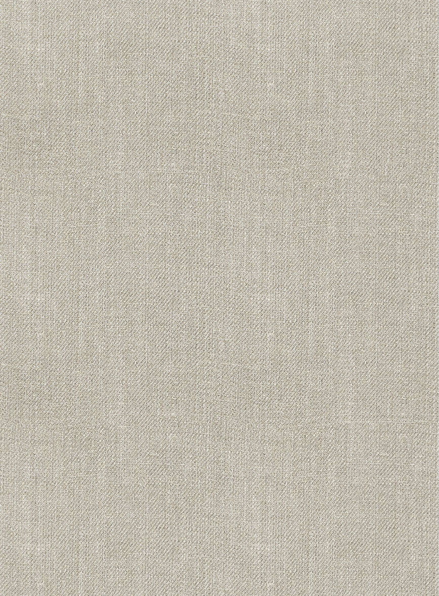 Henrik Belted Campari Oatmeal Linen Jacket - StudioSuits