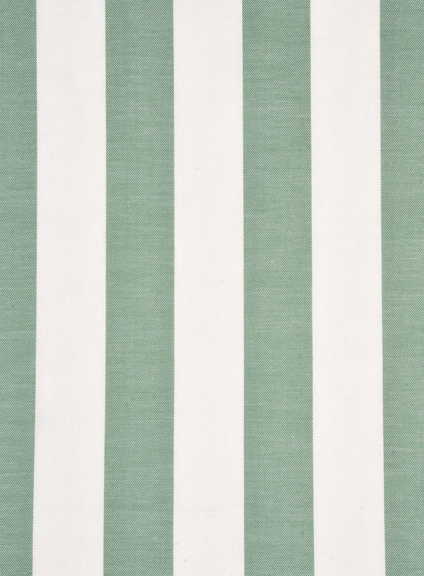 Herbonic Stripe Cotton Shirt - StudioSuits
