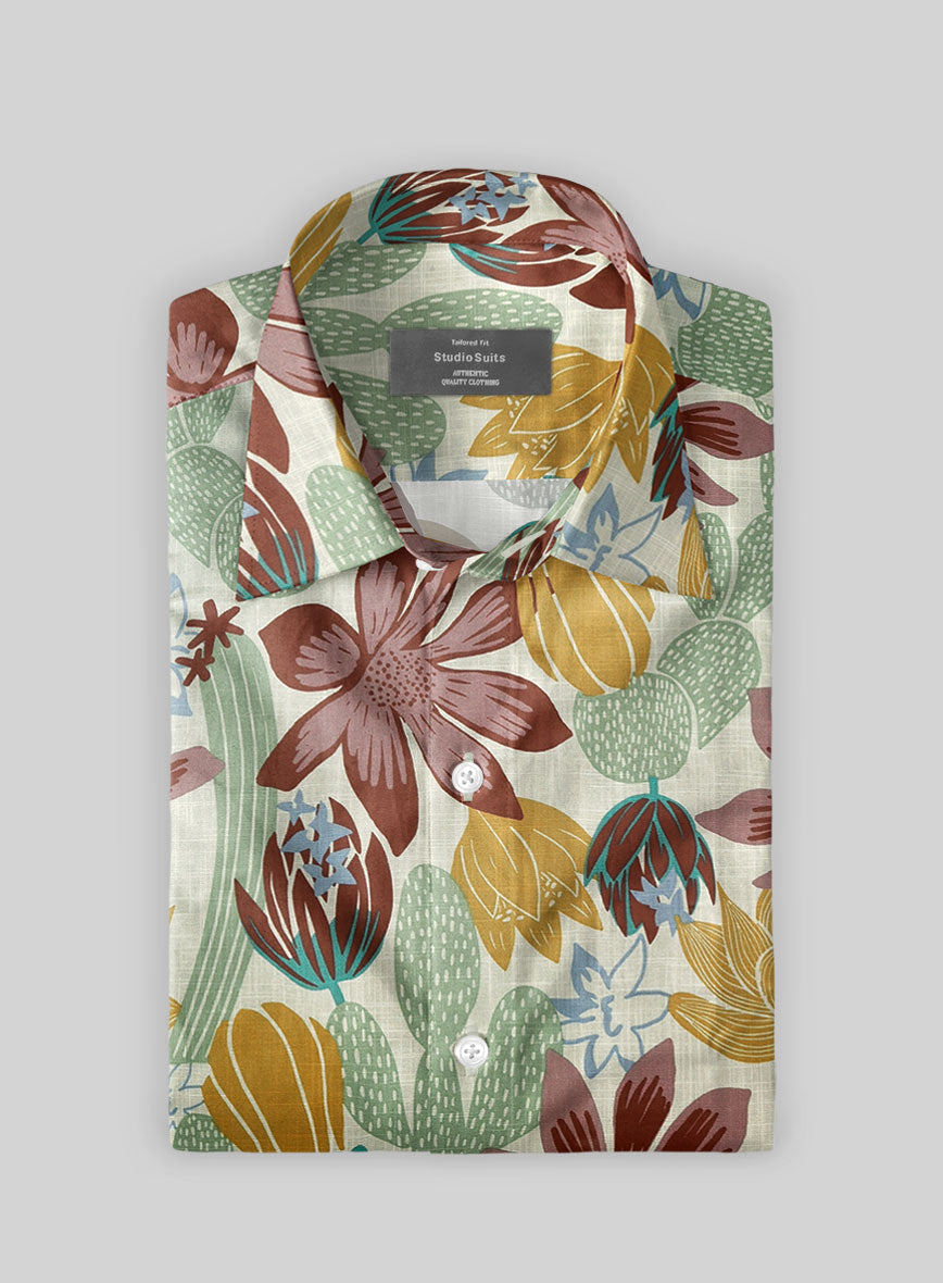 Heritage Floral Cotton Shirt - StudioSuits