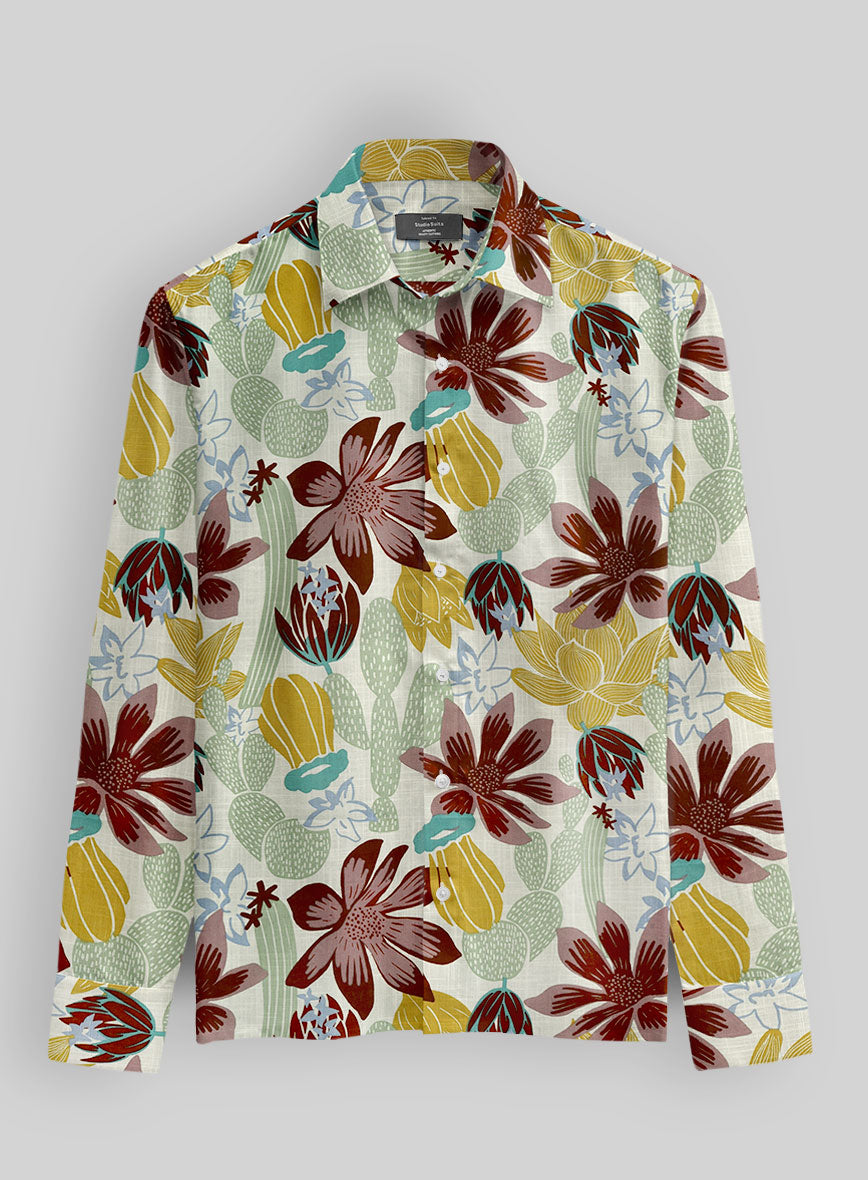 Heritage Floral Cotton Shirt - StudioSuits