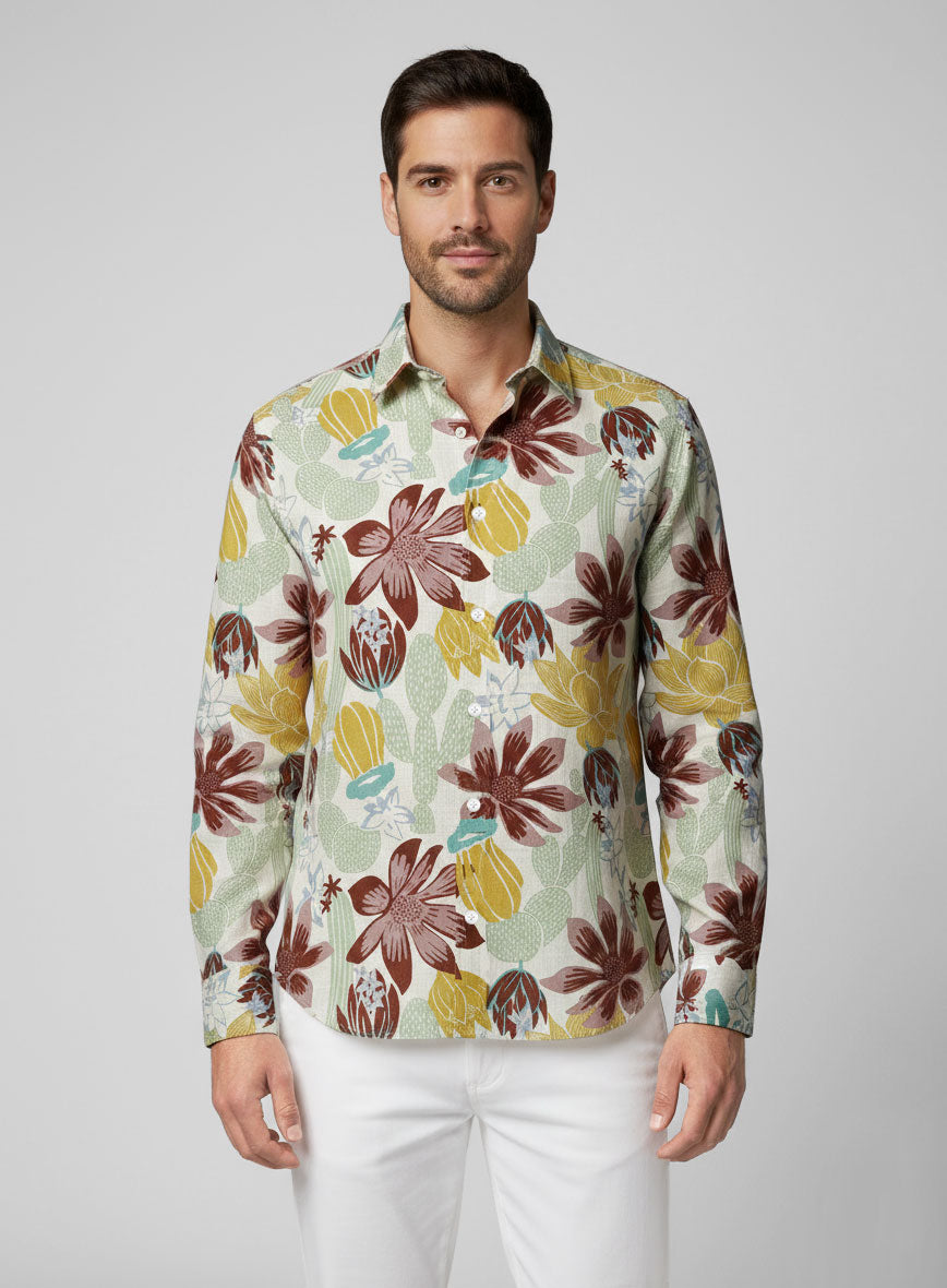 Heritage Floral Cotton Shirt - StudioSuits