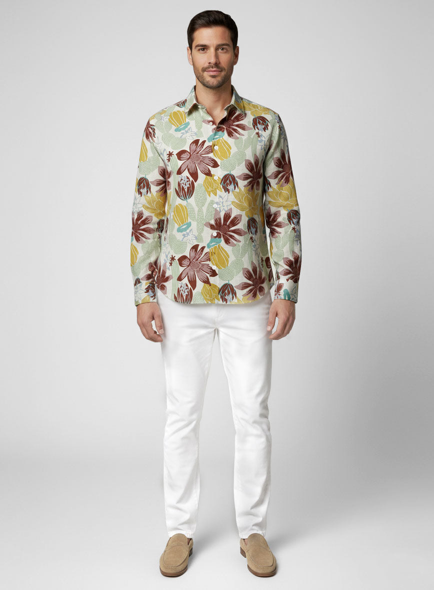 Heritage Floral Cotton Shirt - StudioSuits