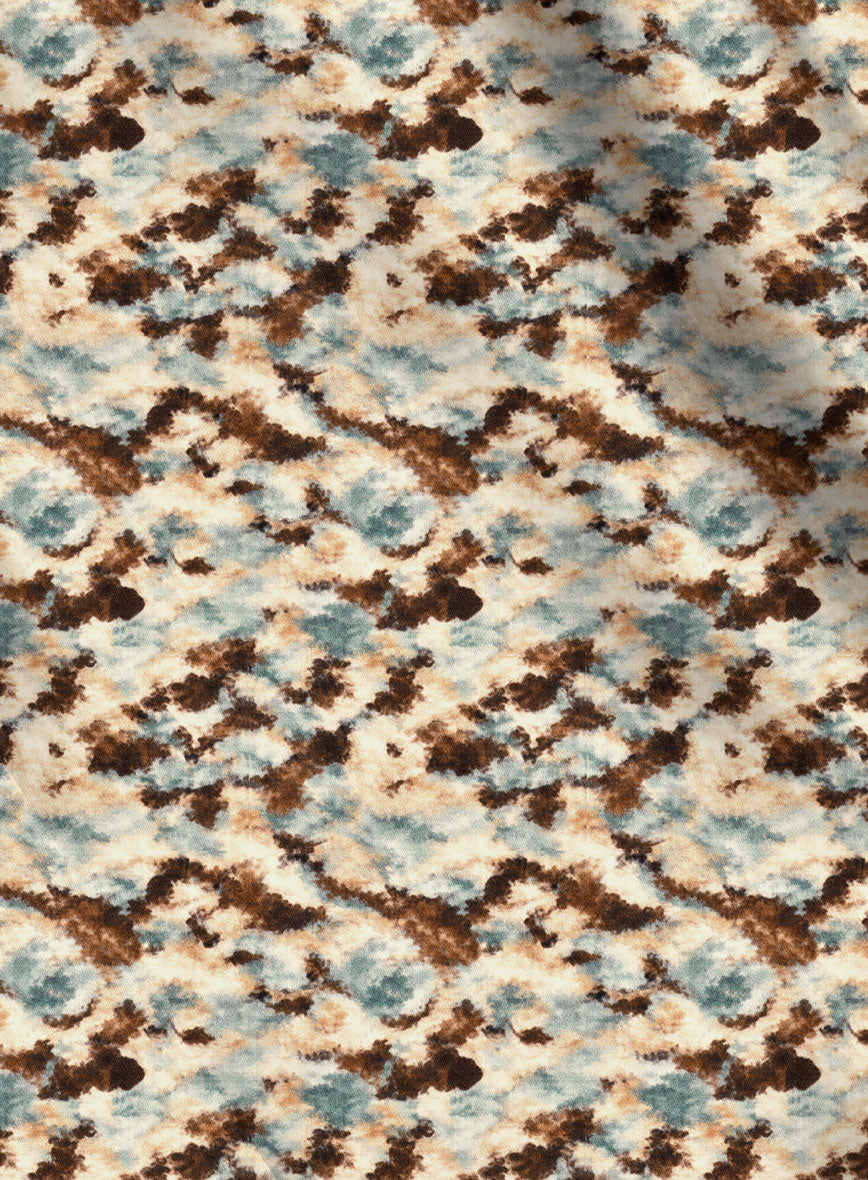 Heritage Mosaic Silk Cotton Shirt - StudioSuits