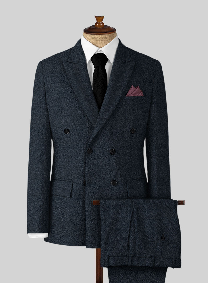 Highlander Blue Tweed Suit - StudioSuits