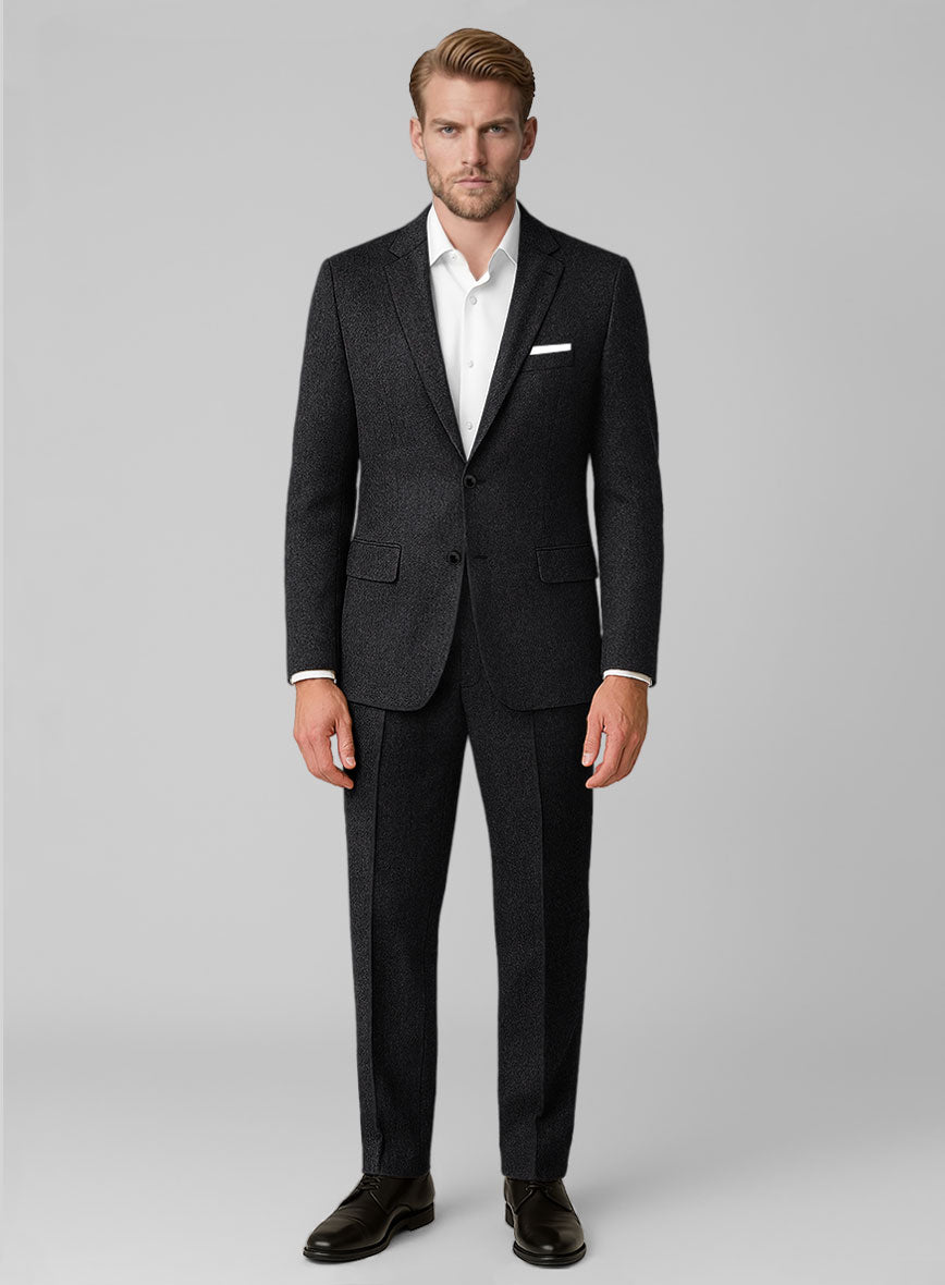 Highlander Charcoal Tweed Suit - StudioSuits