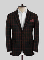 Highlander Heavy Black Check Tweed Jacket - StudioSuits